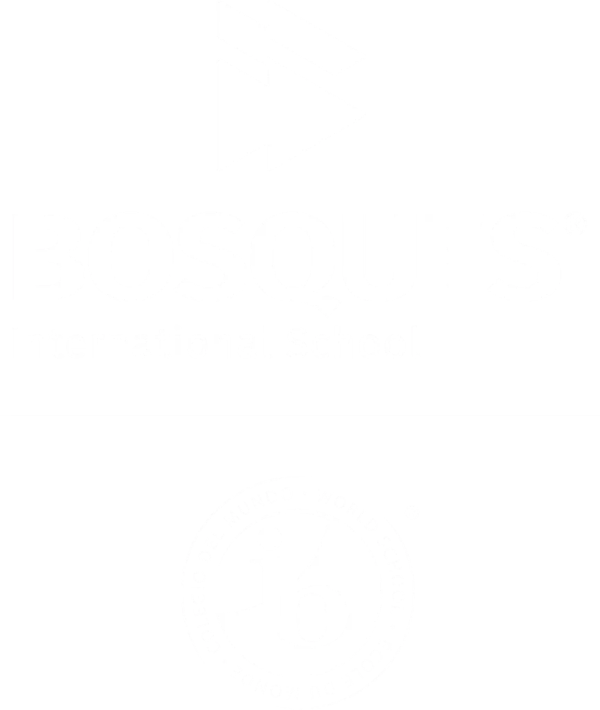 logo colegio bosuqes blanco